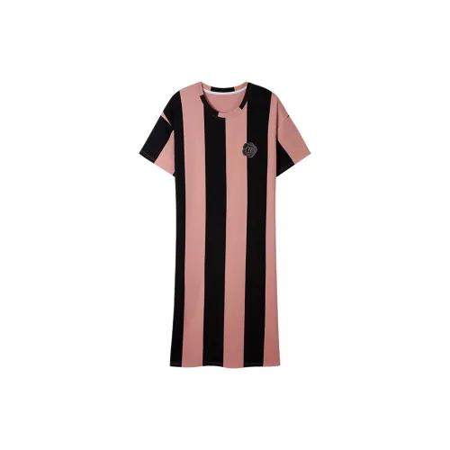 MIIOW Nightgown Women's Pink Black
