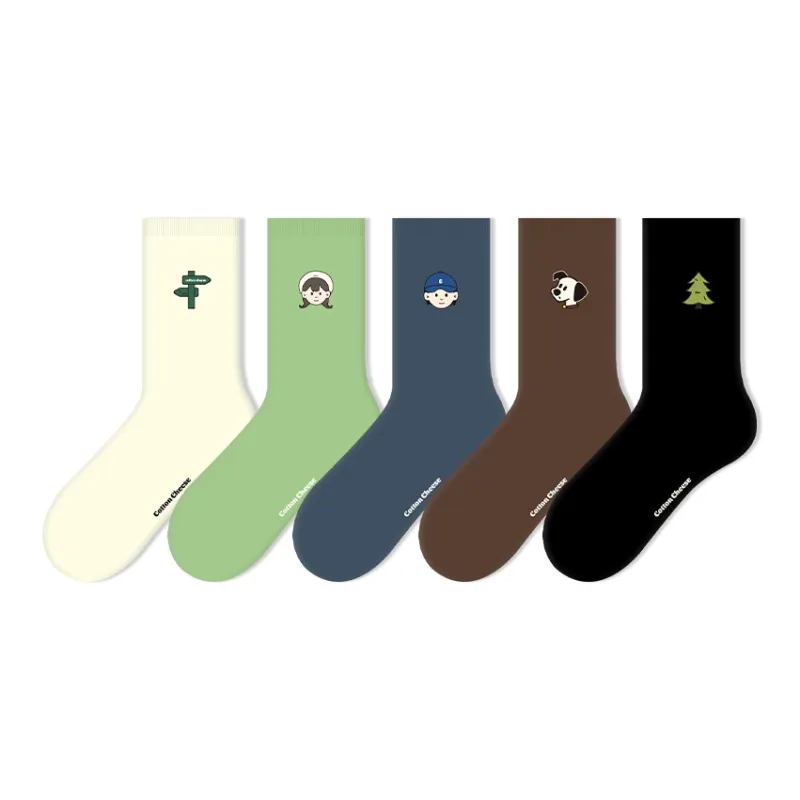 COTTON CHEESE Mid Calf Socks Women's-12