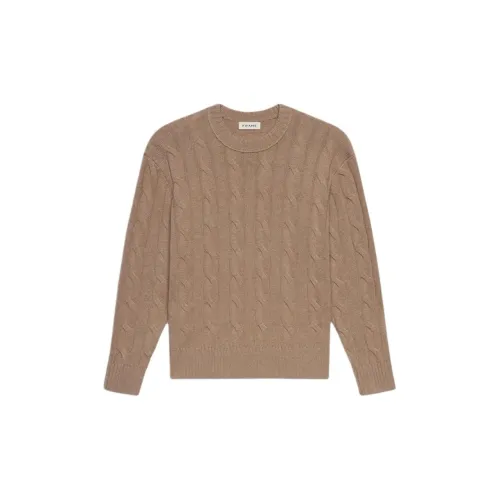 FRAME Cashmere Sweaters Men Light Brown