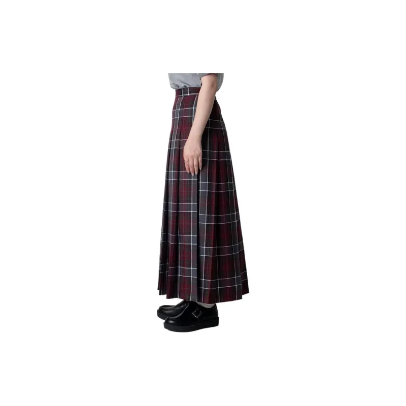 FREAK'S STORE Casual Long Skirt Women's Burgundy-2