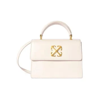 OFF-WHITE Jitney Baby Logo Plaque Shoulder Bag