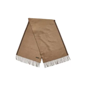 Ermenegildo Zegna Two Toned Fringed Edge Scarf