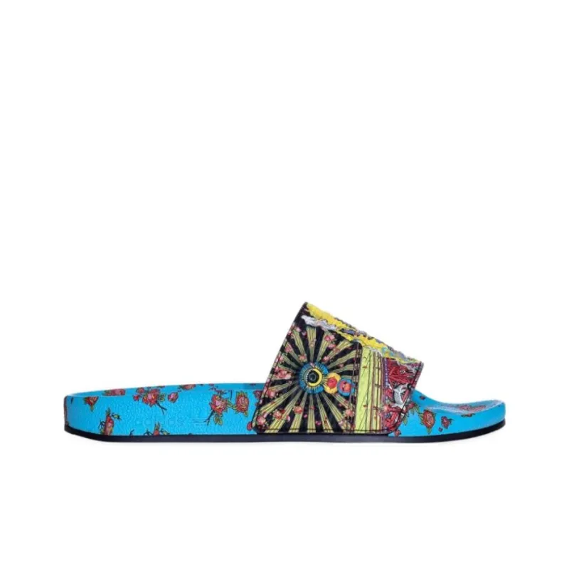 Adidas Adilette Slides Tanaami Signal Cyan-1