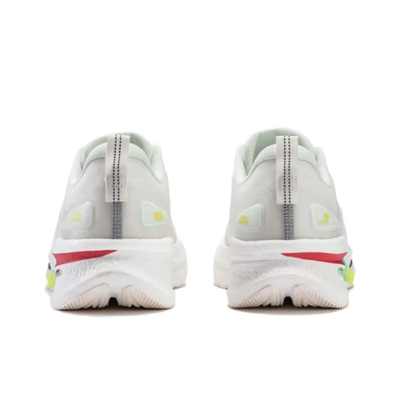 361° Float Anti-Slip Wear-Resistant Low-Top Casual Running Shoes Men's Feather White Treasure Vase Blue-3