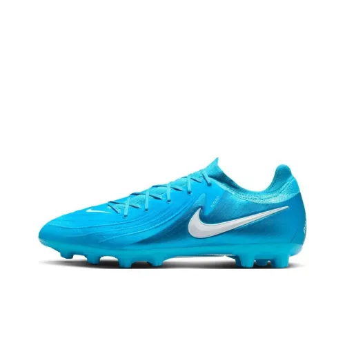 Nike Phantom GX 2 Pro Anti Slip Wear Resistant Soccer Shoes Men's Blue White