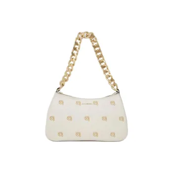 KARL LAGERFELD K/Ikonik Polyurethane Handbag, Shoulder Bag Women's White
