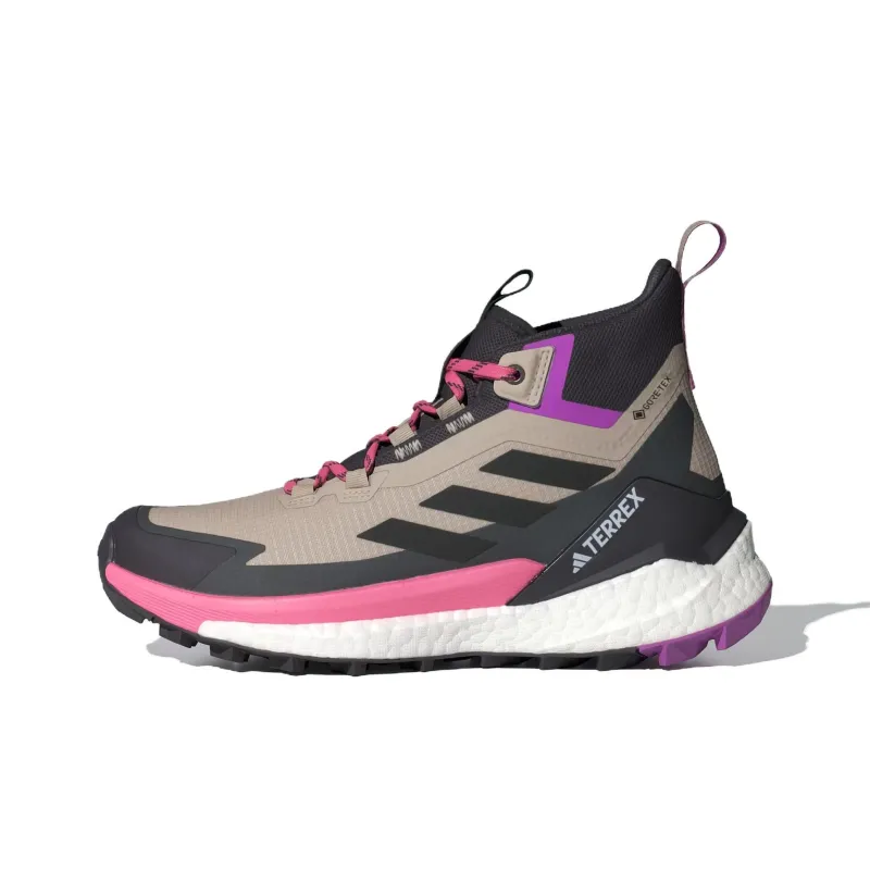 Adidas Terrex Free Hiker 2.0 Gore Tex Wonder Beige Pink Fusion Aurora Black Women's-0
