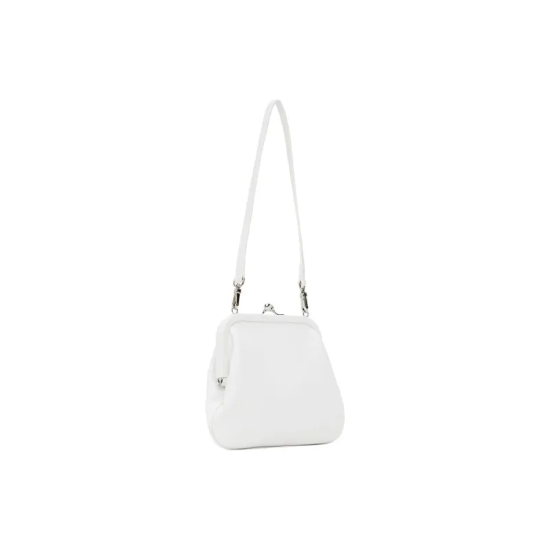 Vivienne Westwood Recycled Polyurethane Crossbody Bag Shoulder Bag Unisex White-2