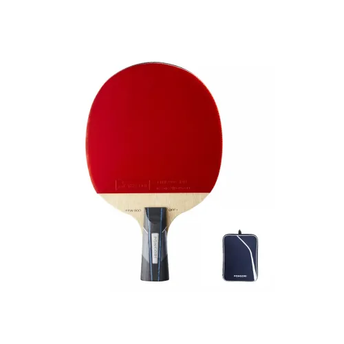 deg; 5007 Table Tennis Paddle Set Unisex All Wood Black Red