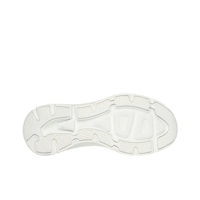 Skechers D'Lux Walker 2.0 Anti Slip Wear Resistant Low Top Casual Shoes Women's White Silver-4