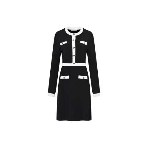 RARE Long-Sleeved Dresses Women's Black