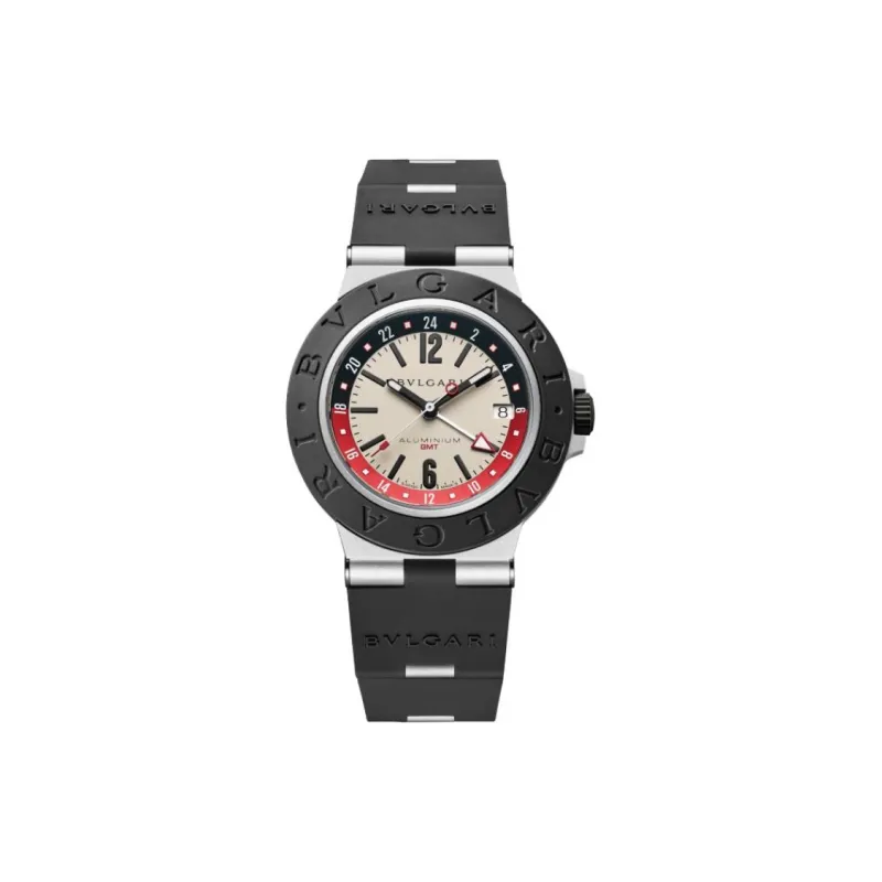 BVLGARI BVLGARI∙BVLGARI Collection Wrist Watch Automatic Mechanical Movement Rubber Strap 40mm Black Dial Men's Watches-0