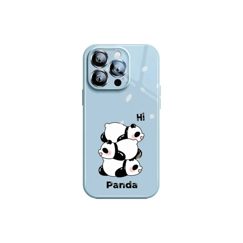Sen Dog Glass Material Tide Brand Phone Cases Suitable For Apple 15Promax/Pro/Plus/14/13/12-3