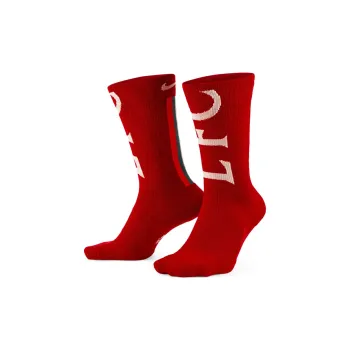Nike Snkr Sox Crew Mid Calf Socks Men's 1 Pack Red