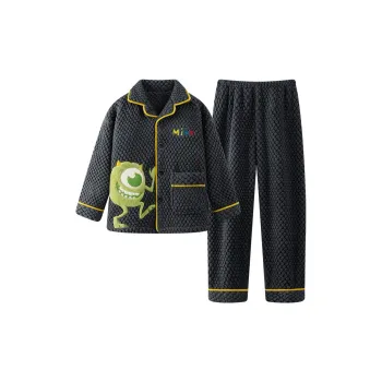 Disney Pajama Set Men's Black Gray