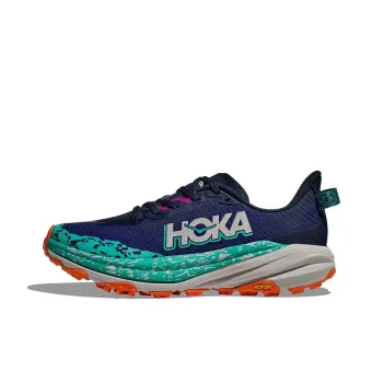 HOKA ONE ONE Speedgoat 6 Anti-Slip Wear-Resistant Low-Top Running Shoes Women's Turquoise