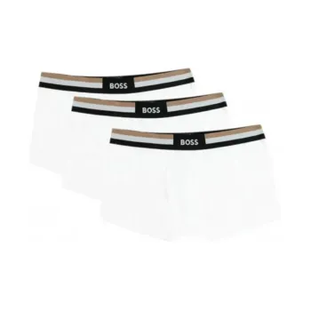 HUGO BOSS Pack Of Three Logo Waistband Boxers