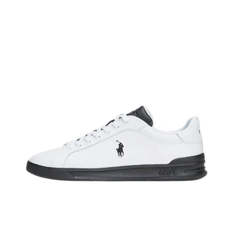 Polo Ralph Lauren Heritage Court II Low-Top Skateboard Shoes Men's White-0