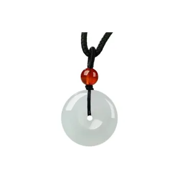 Cuizu Golden Silk Jade Jade Necklaces Unisex