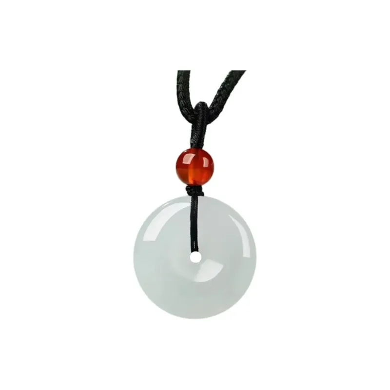 Cuizu Golden Silk Jade Jade Necklaces Unisex-0