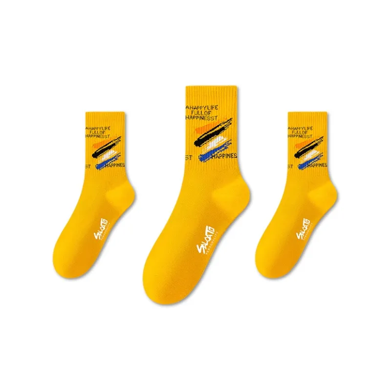 Taste The Color Mid Calf Socks Men's 3 Pack-10