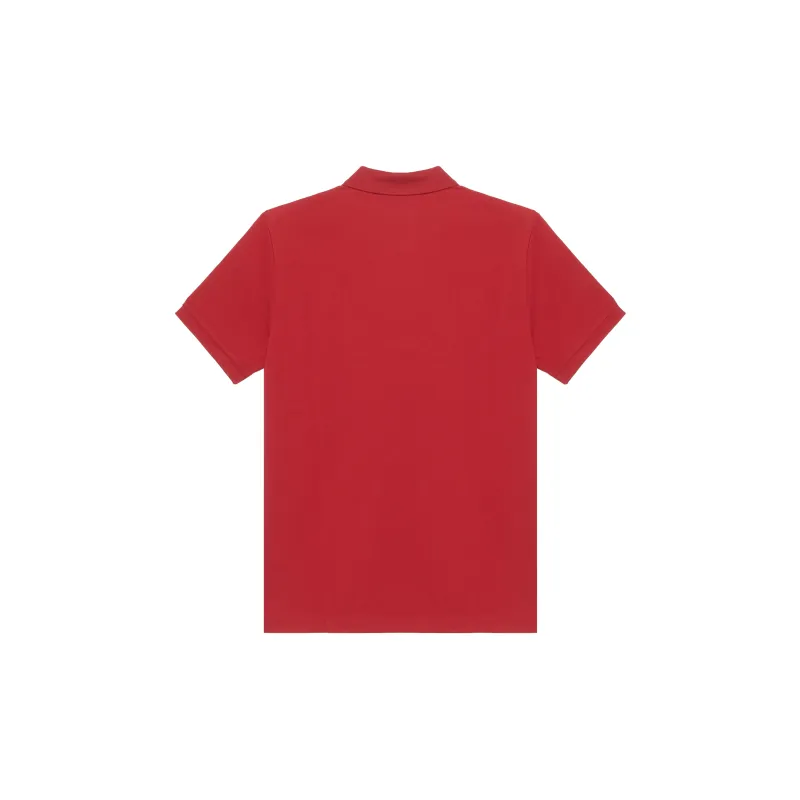 Burberry Polo Shirts Men Red-1