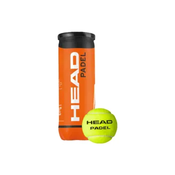 HEAD PADEL Tennis Balls Wool, Nylon, Cotton Match Ball Competition Neon Yellow