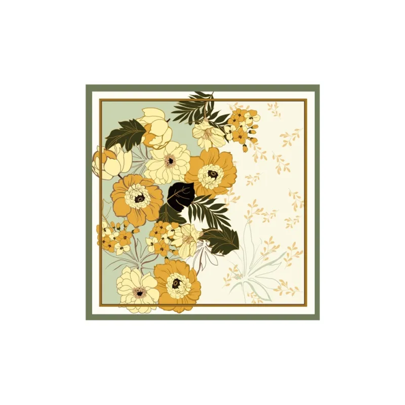 NAME.S 100% Mulberry Silk Silk Scarves Women's Teacher Recommendation Box-1