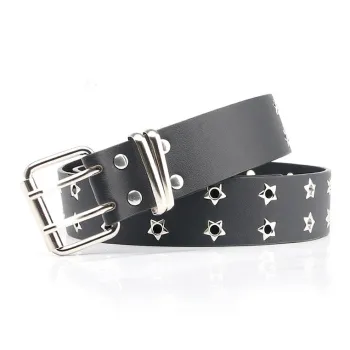 JONNY MOORE New Arrival Stars Double Row Air Vent Fashion Versatile Casual Belt Women's