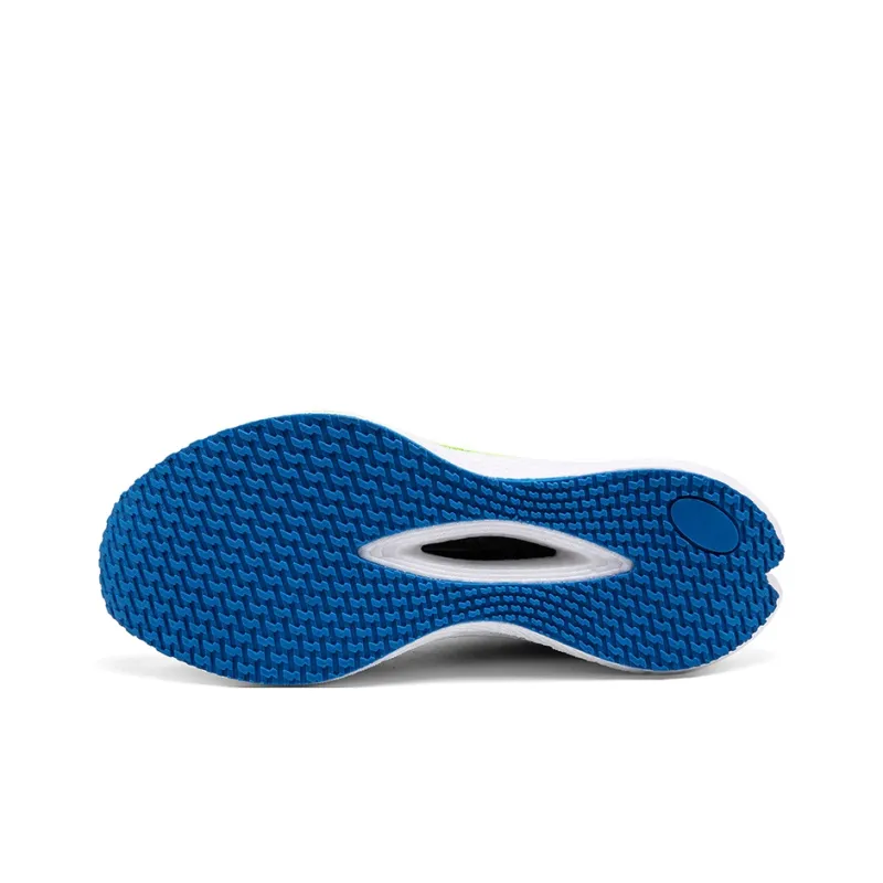 Qing Pao Running Shoes Men Low Top Cyan-5