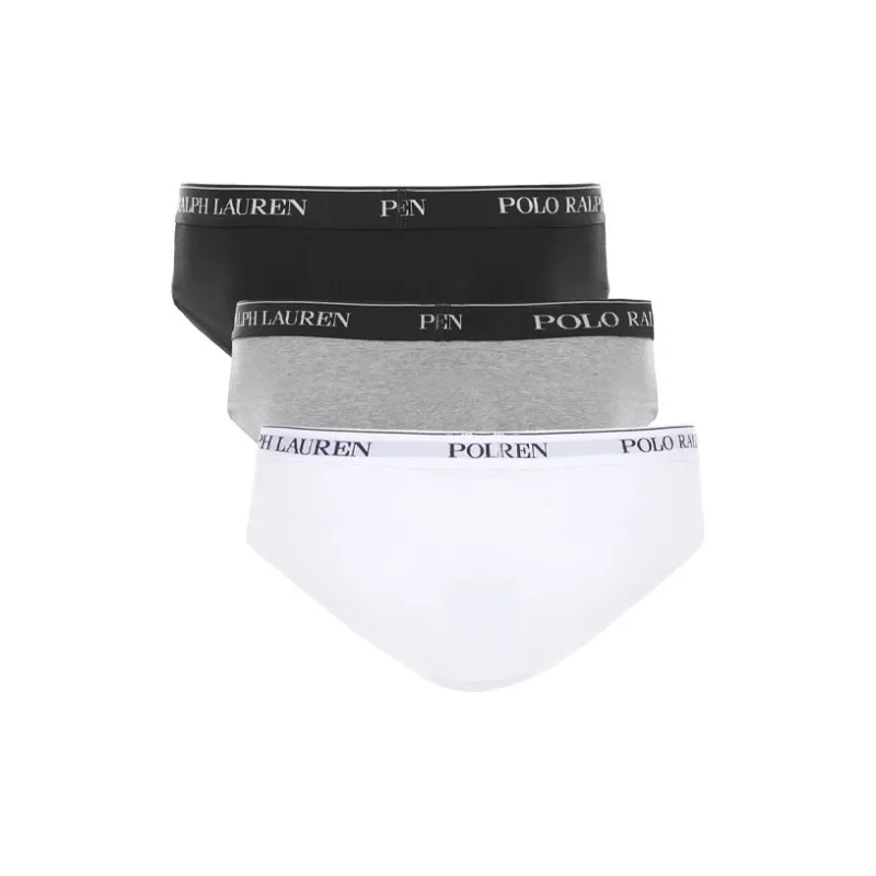 Polo Ralph Lauren Logo Band Three Pack Briefs-1
