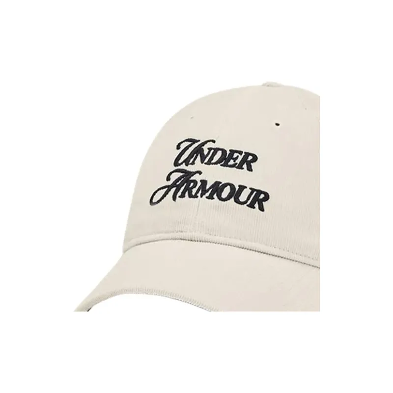 Under Armour Cotton Elastane Blend Baseball Caps Unisex Beige-2