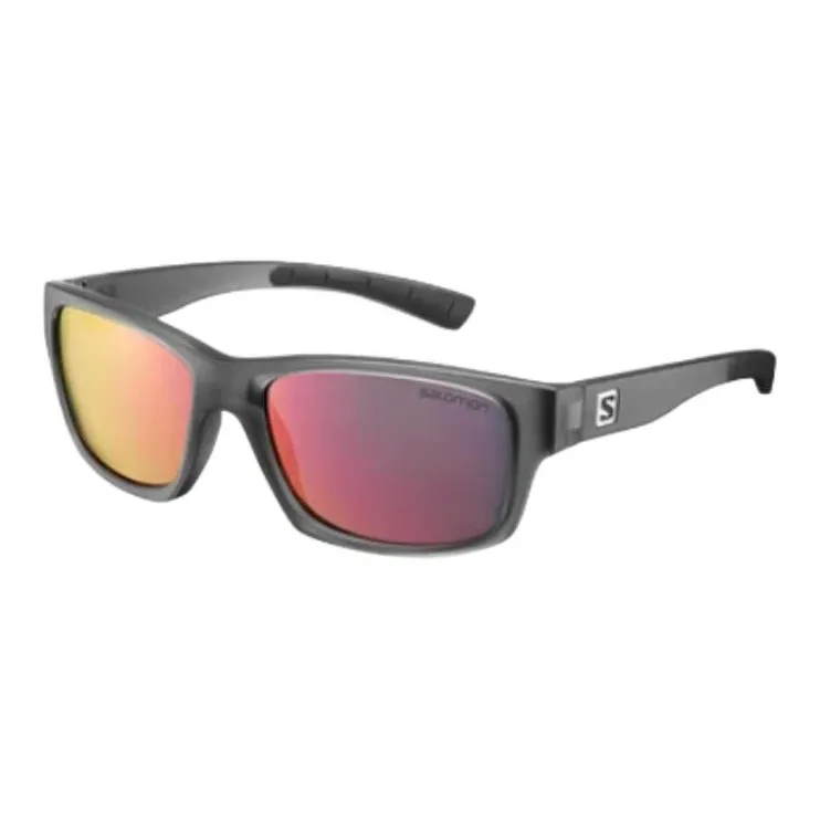 SALOMON Irregular Shape Sunglasses Unisex Gray-0