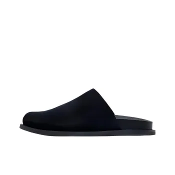 ST. AGNI Wrap-toe Slippers Women's Black