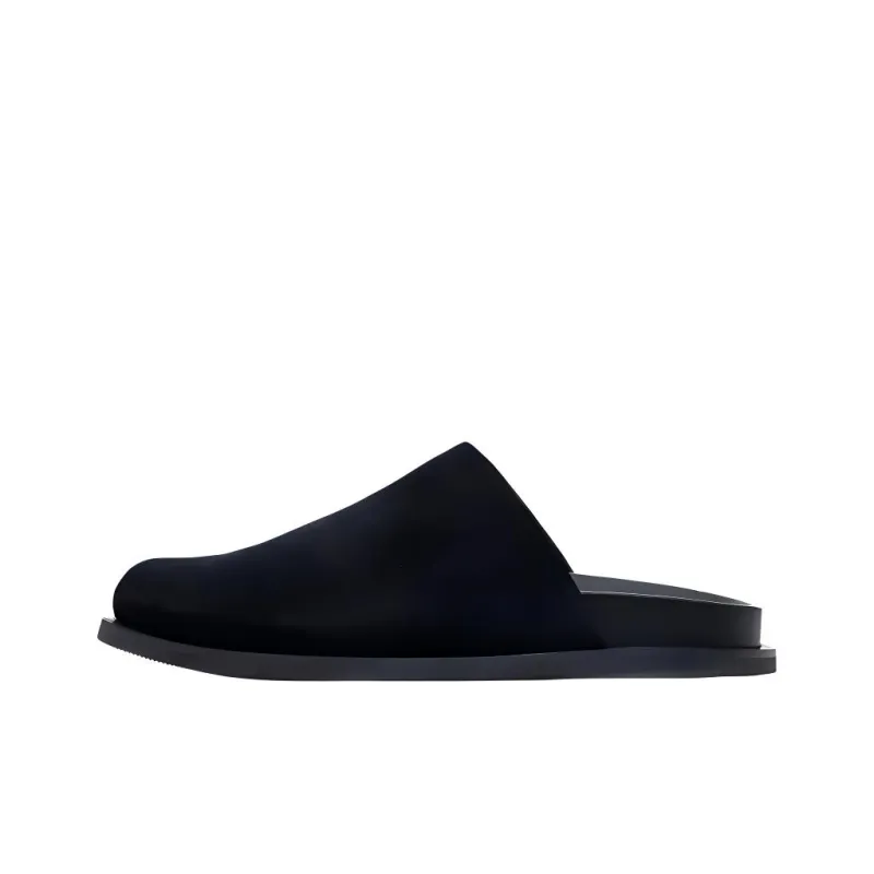 ST. AGNI Wrap-toe Slippers Women's Black-0