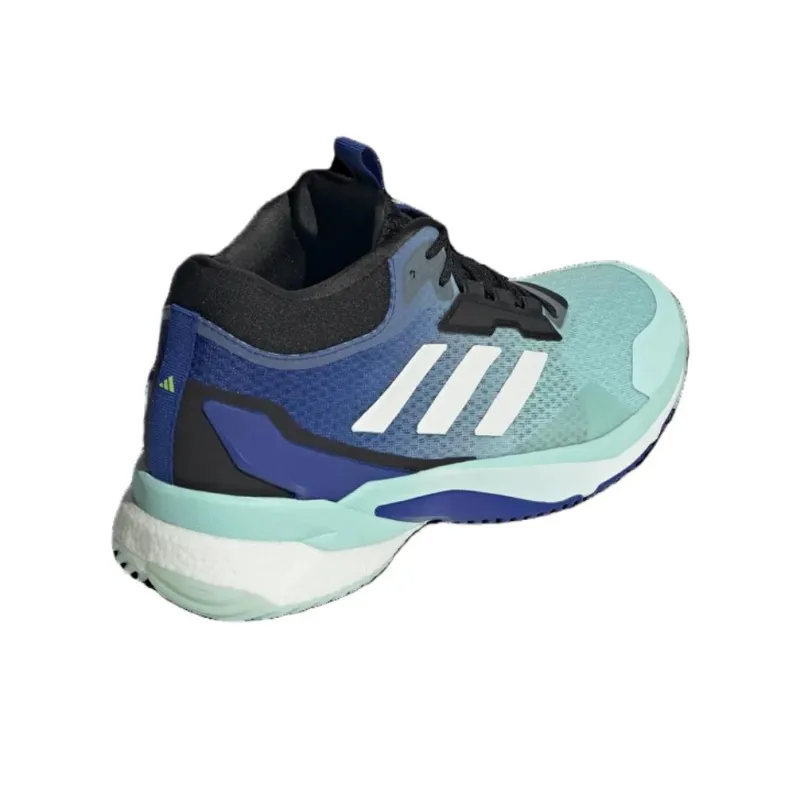 Adidas Crazyflight 5 Cushioned Slip-Resistant Low-Top Training Shoes Unisex Turquoise-3