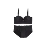 Warm Black Clothing Sets (Bra+Underpants)