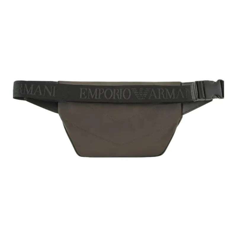 EMPORIO ARMANI Polyurethane Fanny Pack Men's Army Green-2