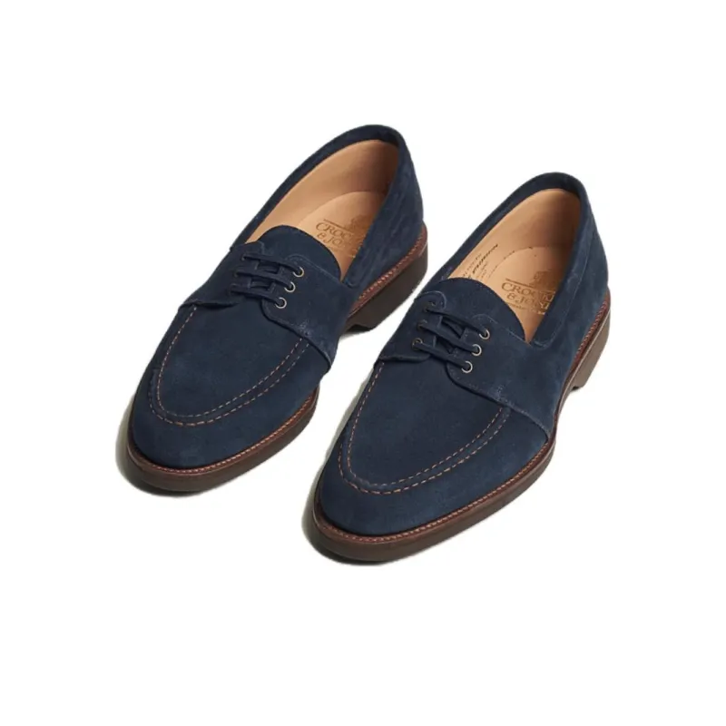 CROCKETT & JONES Falmouth Casual Shoes Men's Dark Blue-2