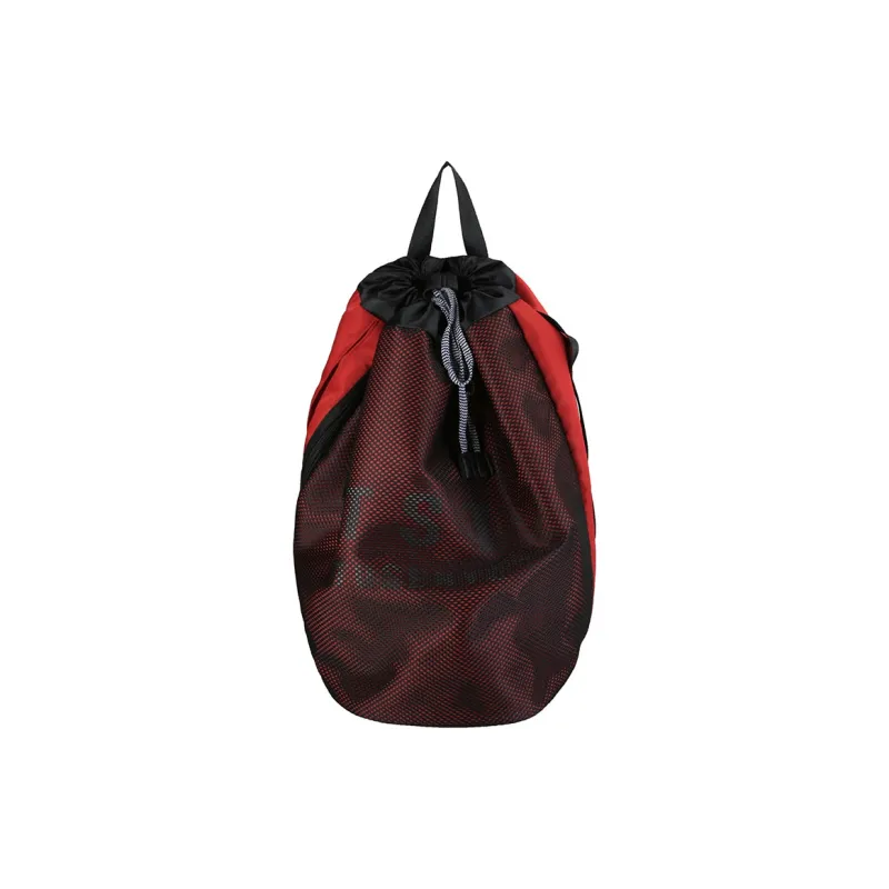 Tong Tong Rabbit Nylon Backpack Regular Unisex Red/Black/Gray-0