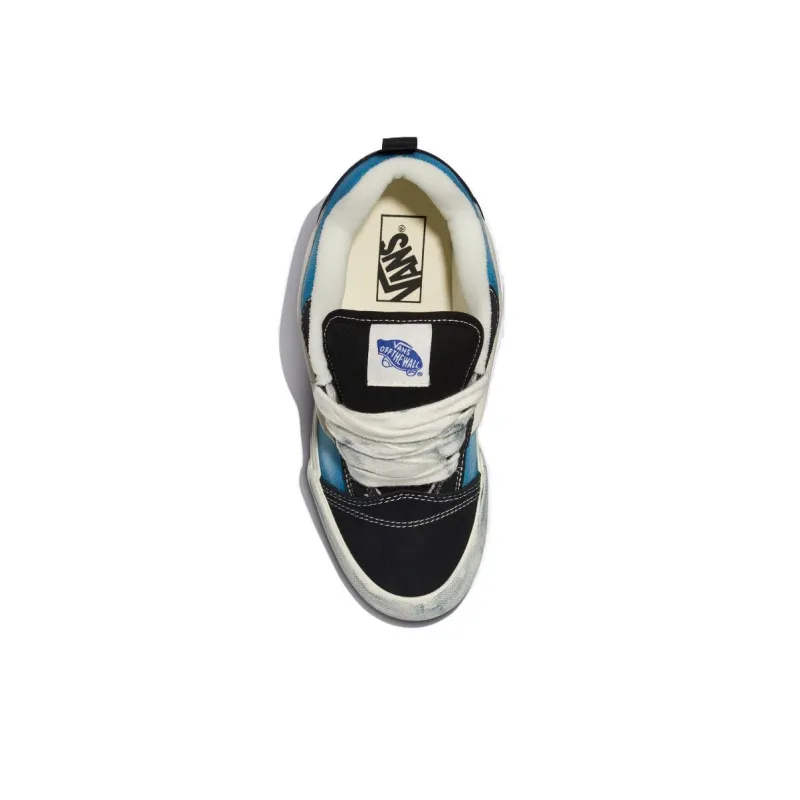 Vans Anti Slip Wear Resistant And Impact Resistant Low Top Skateboard Shoes Unisex Blue Black-2