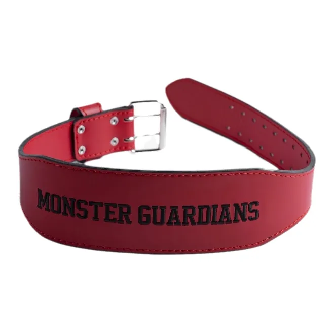 Monster Guardians Back Support Braces Fitness Protective Cow Leather Unisex-2