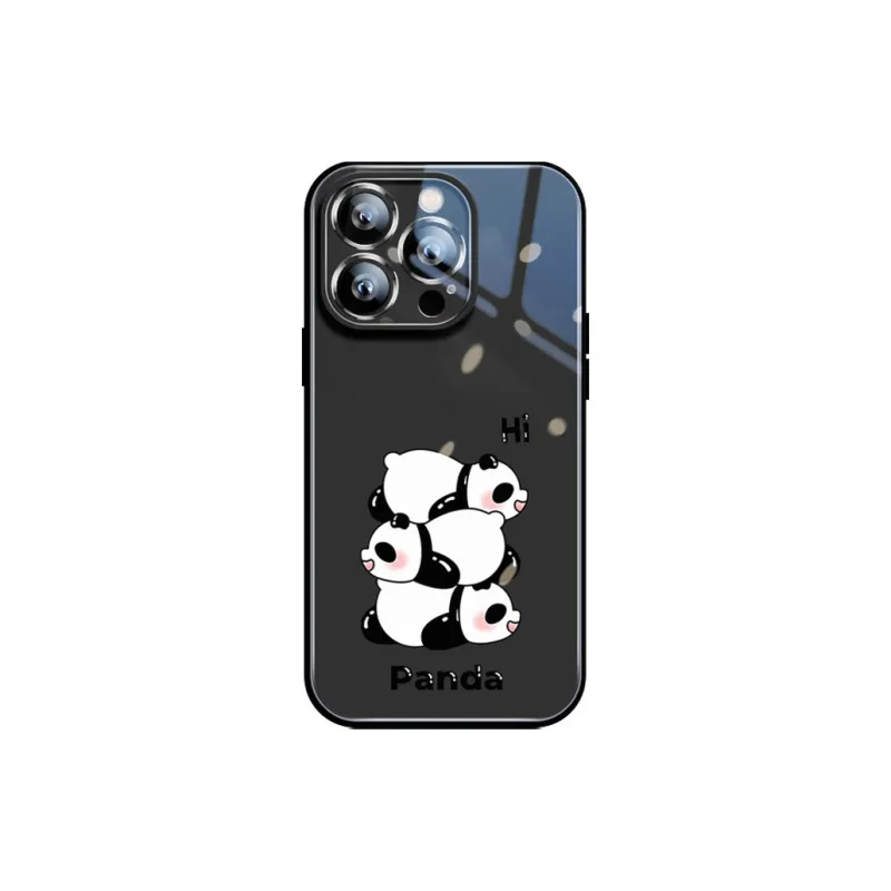 Sen Dog Glass Material Tide Brand Phone Cases Suitable For Apple 15Promax/Pro/Plus/14/13/12-12