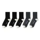 Black 3-Dark Gray 2[5 Pack]