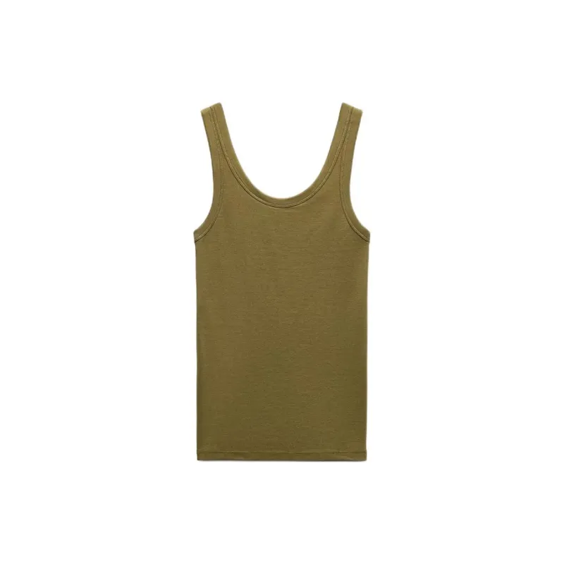 ZARA Tank Top Women's Olive Green-1