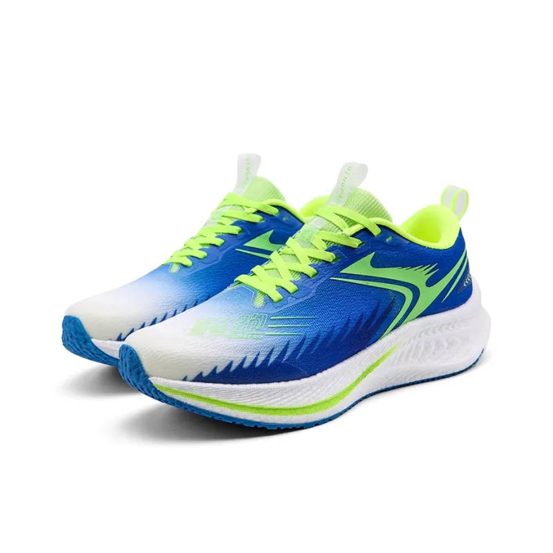 Qing Pao Running Shoes Men Low Top Cyan-2