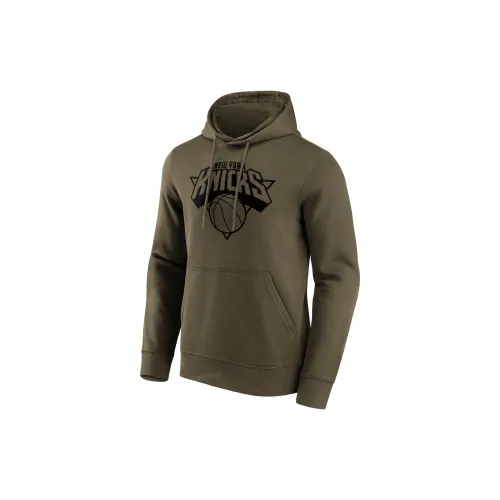 NBA New York Knicks Sweatshirts Men Olive Green