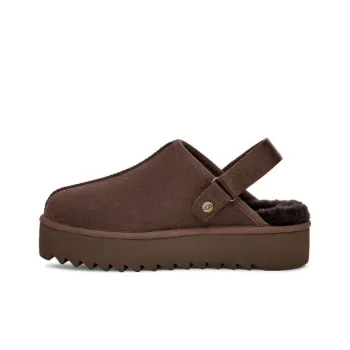 UGG Abrasion Resistant Closed Toe Slippers Women's Chocolate