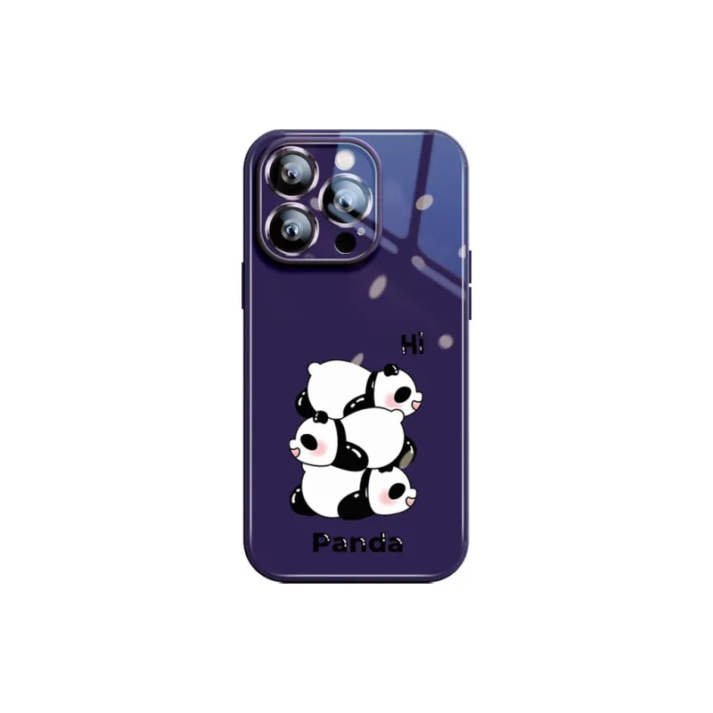 Sen Dog Glass Material Tide Brand Phone Cases Suitable For Apple 15Promax/Pro/Plus/14/13/12-21