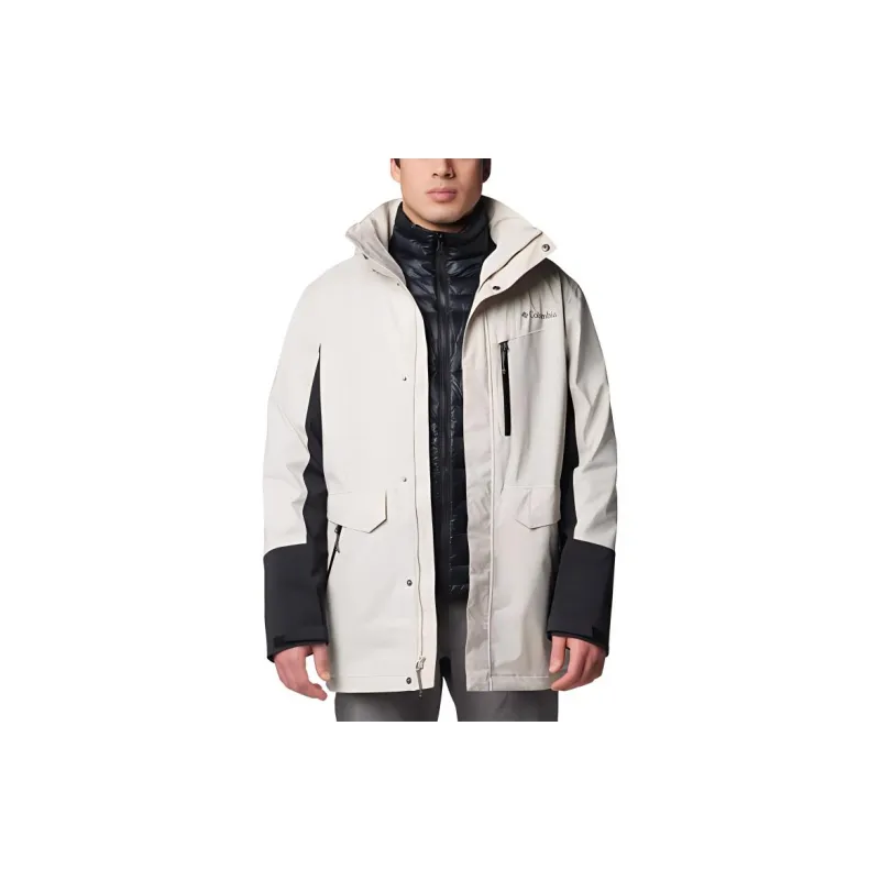 Columbia Waterproof And Warm Windbreaker Jacket Men's Apricot-2